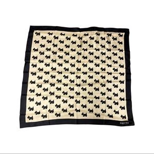 Silk Agatha Paris Scottie dog scarf